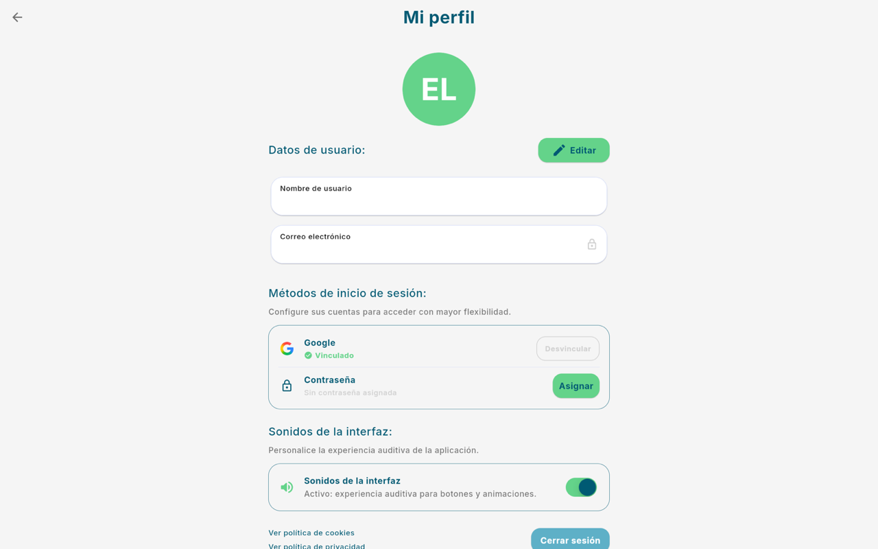 Perfil - Escritorio